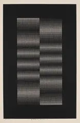 Almir Mavignier, Ohne Titel, 1967, Farbserigrafie auf fester Kunststoff-Folie