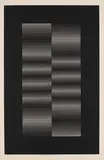 Almir Mavignier, Ohne Titel, 1967, Farbserigrafie auf fester Kunststoff-Folie