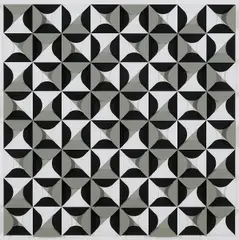Komposition 607 by Marcello Morandini, 2017, Farbserigrafie auf Acrylglas über Farbserigrafie auf Baumwollpapier. In Holzrahmen, sold Jan 2022