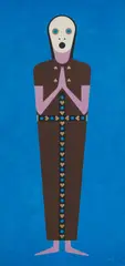 Ohne Titel by Yves Laloy, 1972, Öl auf Leinwand, sold Feb 2022