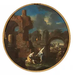 Clemente Spera, Christus erscheint dem heiligen Petrus, um 1705-1710, Öl auf Leinwand
