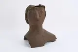 Wilhelm Loth, Kopf 4/54 - Portraitstudie Eva F.W, 1954, Terrakotta
