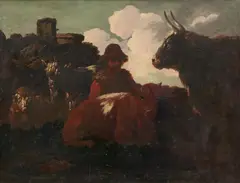 Philipp Peter Roos, Auktion 479, Los 51, Öl auf Leinwand