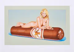 Have a Havana #7 by Mel Ramos, 2008, Farbserigrafie auf leichtem Karton, sold Jan 2022