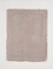 Gotthard Graubner, Ohne Titel, 1974, Farblithografie auf leichtem Karton