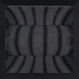 Ludwig Wilding, Stereoskopisches Multiple (PSR), 1995, Serigrafie von innen auf Plexiglas über Serigrafie auf gewölbtem Karton in Objektkasten