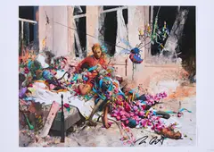 Jonas Burgert, Nur Ihres, 2018, Farboffset auf leichtem Offsetkarton