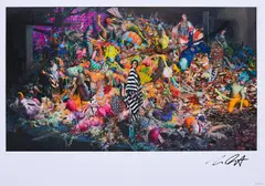 Jonas Burgert, Ihr schön, 2016, Farboffset auf leichtem Offsetkarton
