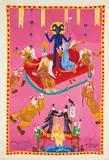 Blalla W. Hallmann, "Liebet eure Feinde", 1983, Acryl auf Baumwolle
