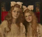 Franz von Stuck, Porträt zweier Schwestern