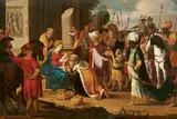 Frans Francken Ii., Anbetung der Könige, Öl auf Holz