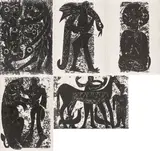 HAP Grieshaber, Die dunkle Welt der Tiere