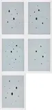 Hubert Kiecol, Astronomie, 1992, Mappe mit 5 Holzschnitten auf Büttenkarton