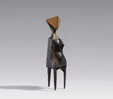 Lynn Chadwick, Little Girl, 1970, Bronze, partiel dunkelbraun partiniert und poliert