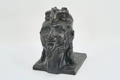 David by Ernst Fuchs, 1970, Bronze, braun patiniert, sold Mar 2022