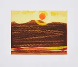 Max Ernst, Stadt, 1970, Farbserigrafie auf leichtem Karton