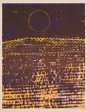 Max Ernst, Le soleil. La ville entière, 1968, Farblithografie auf Arches (Wasserzeichen)