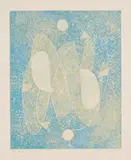 Max Ernst, Ohne Titel, 1970, Farbradierung auf Velin