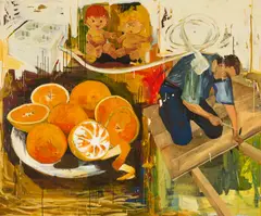 Nazaré Alvares, Faca voce mesmo, 2004, Acryl auf Leinwand