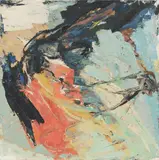 Wolfgang Opitz, Loitzer Herbst, 1994, Öl auf Leinwand