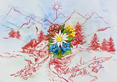 Andreas Amrhein, "Immer der Nase nach", 2003, Acryl auf Leinwand
