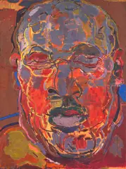 Burkhard Held, "Mike", 2005, Öl auf Leinwand