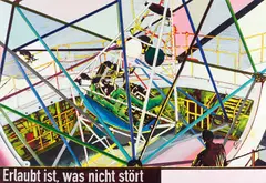 Jan Muche, "Erlaubt ist was gefällt", 2006, Mischtechnik auf Leinwand