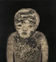 Yoo Junghyun, Ohne Titel (Face 27), 2006, Acryl auf Leinwand