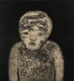 Yoo Junghyun, Ohne Titel (Face 27), 2006, Acryl auf Leinwand