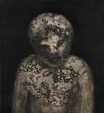 Yoo Junghyun, Ohne Titel (Face 13), 2005, Acryl auf Leinwand