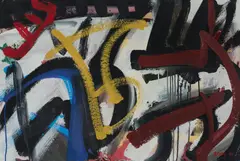 Brian Kelly, "Industrielle Landschaft, Berlin Nr 2", 1991, Acryl auf Hartfaser