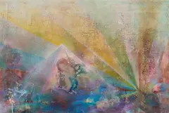 Bernd Kirschner, "Pyramide", 2008, Öl auf Leinwand