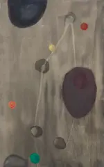 Thomas Schliesser, "mikroskopische Versuchung", 1999, Öl auf Leinwand
