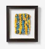 Bernd Schwarzer, "Europabild (Gold-Blau)"