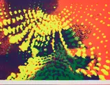 Otto Piene, Lichtballett IV, 1964-72, Farbserigrafie auf leichtem Karton
