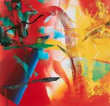 Merlin by Gerhard Richter, 1991, Farboffset auf glattem Papier, sold Mar 2022