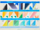Heinz Mack, Menuett, 2000, Farblithografie auf Velin