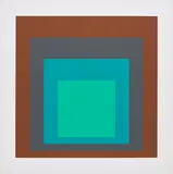 SP I by Josef Albers, 1967, screenprint on Schöllers Hammer Board, sold Jun 2022