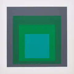 SP IX by Josef Albers, 1968, Farbserigrafie auf SCHOELLER-Karton, sold Jun 2022