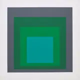 SP IX by Josef Albers, 1968, Farbserigrafie auf SCHOELLER-Karton, sold Jun 2022