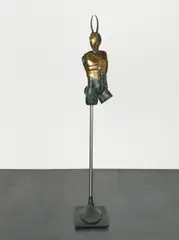 Paul Wunderlich, Großer Minotauros, 1989, Bronze, teilweise grün patiniert und teilweise poliert