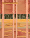 Arp Kovacs, "Self-driving-car driver", 2020, Acryl, Öl und Styroporapplikation auf Leinwand