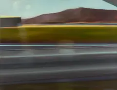 Jens Hausmann, "Autobahn VI", 2000, Öl auf Leinwand
