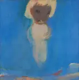 Leiko Ikemura, Figur in Blau