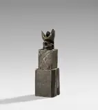 A. R. Penck, Ohne Titel, 1992/1993, Bronze, dunkelbraun patiniert