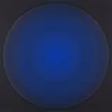 Lothar Quinte, Quasar90 blau, 1975, Farbserigrafie auf Karton