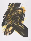 Karl Otto Götz, Wyrl, 1986, Farblithografie auf BFK Rives France (Wasserzeichen)