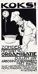 Albert P. Hahn jr., Krantenbezorgers! Organiseert U!, poster