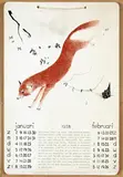 Pieter Starreveld, Calendar for De Driehoek Bosch en Duin, poster