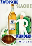 Jan Wijga, Zwolsche Slaolie Reinders Oliefabrieken Zwolle, 1925, poster
